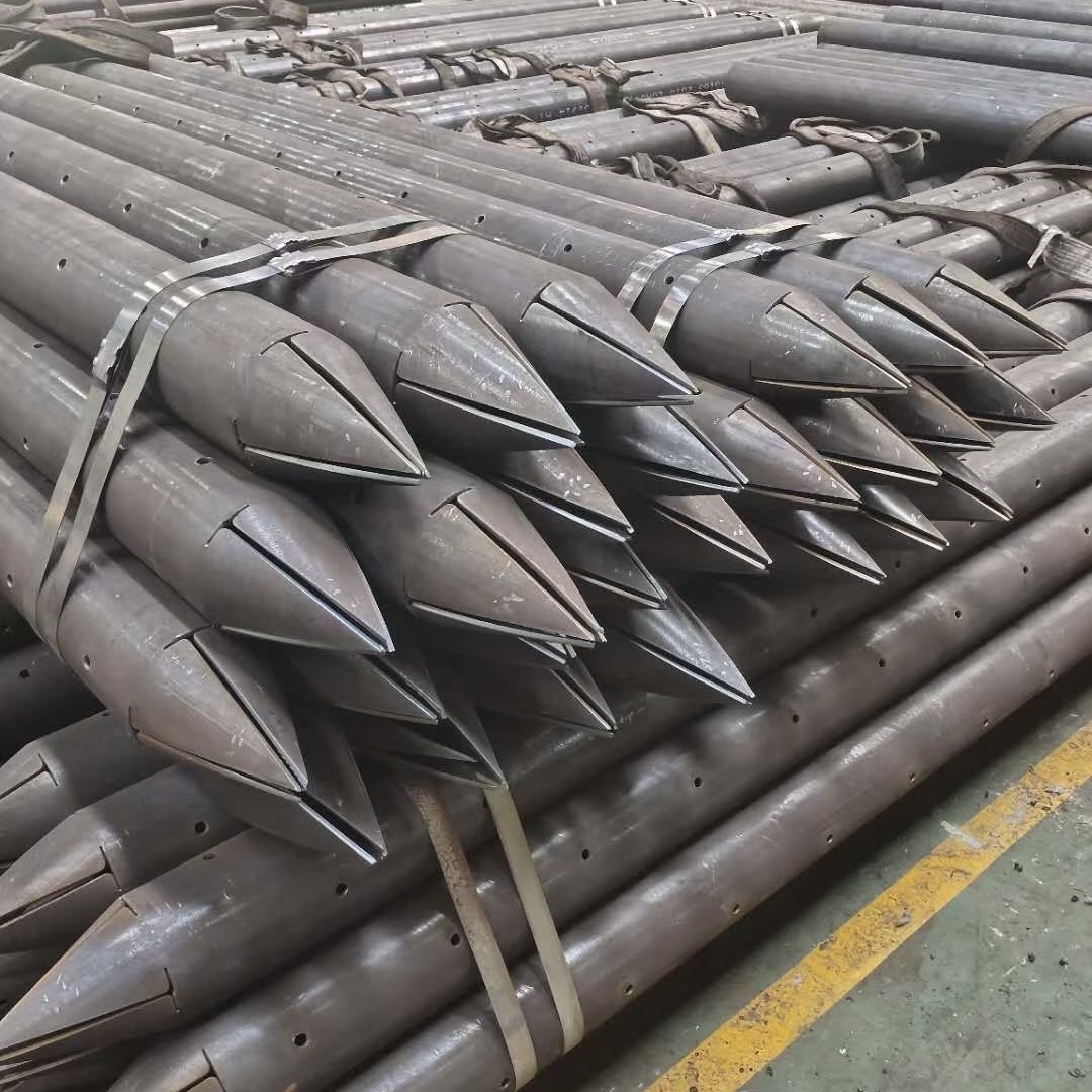 东丽东丽108钢花管非标打孔车丝锁尖防腐